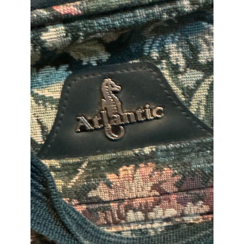 Vintage Atlantic Brand Travel bag Large 12 in x 20 - Picture 6 of 11